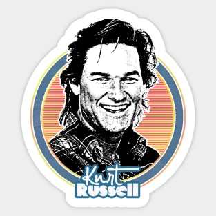 Kurt Russell /// Retro Style Fan Art Design Sticker